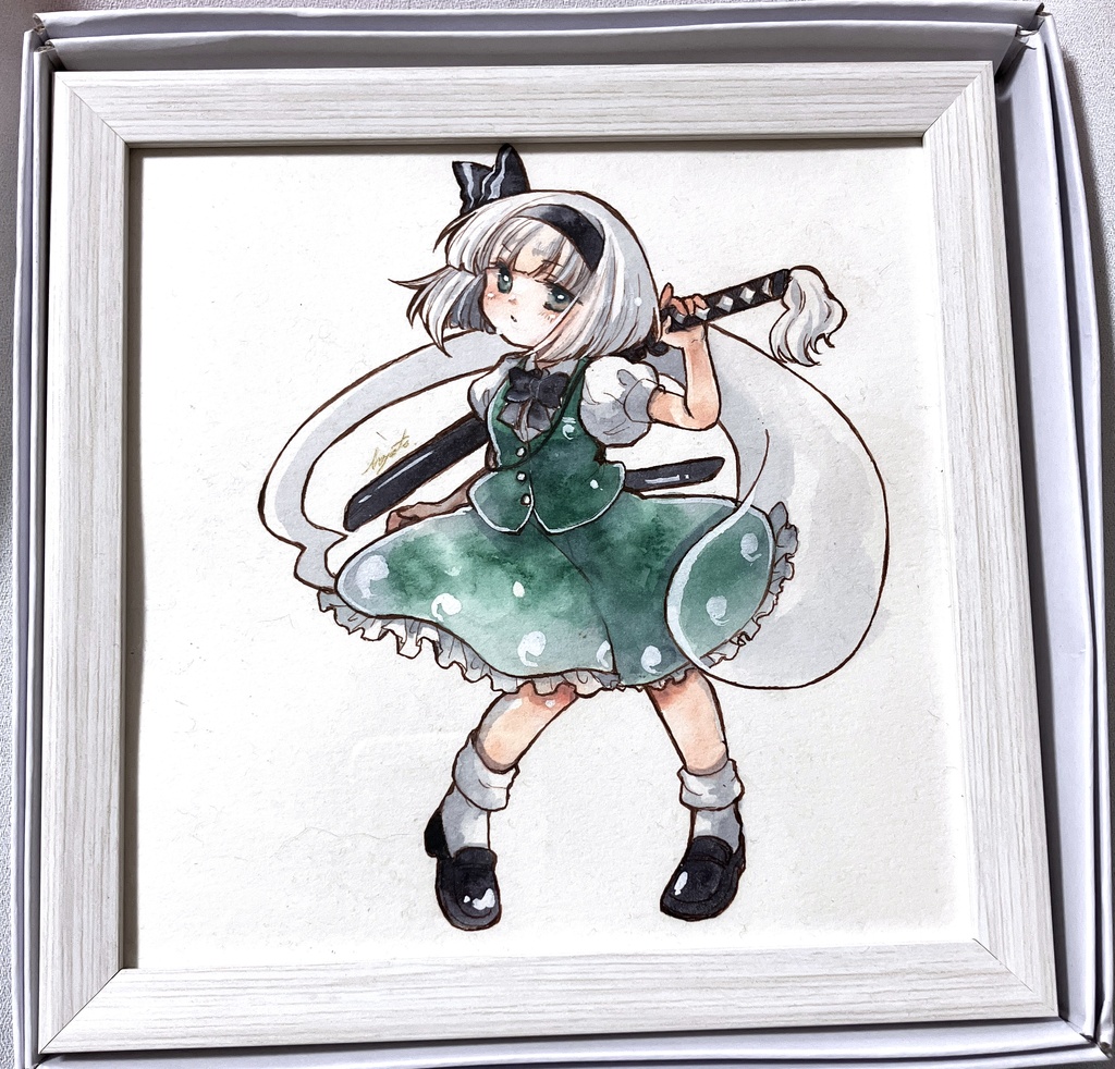 額装原画　魂魄妖夢