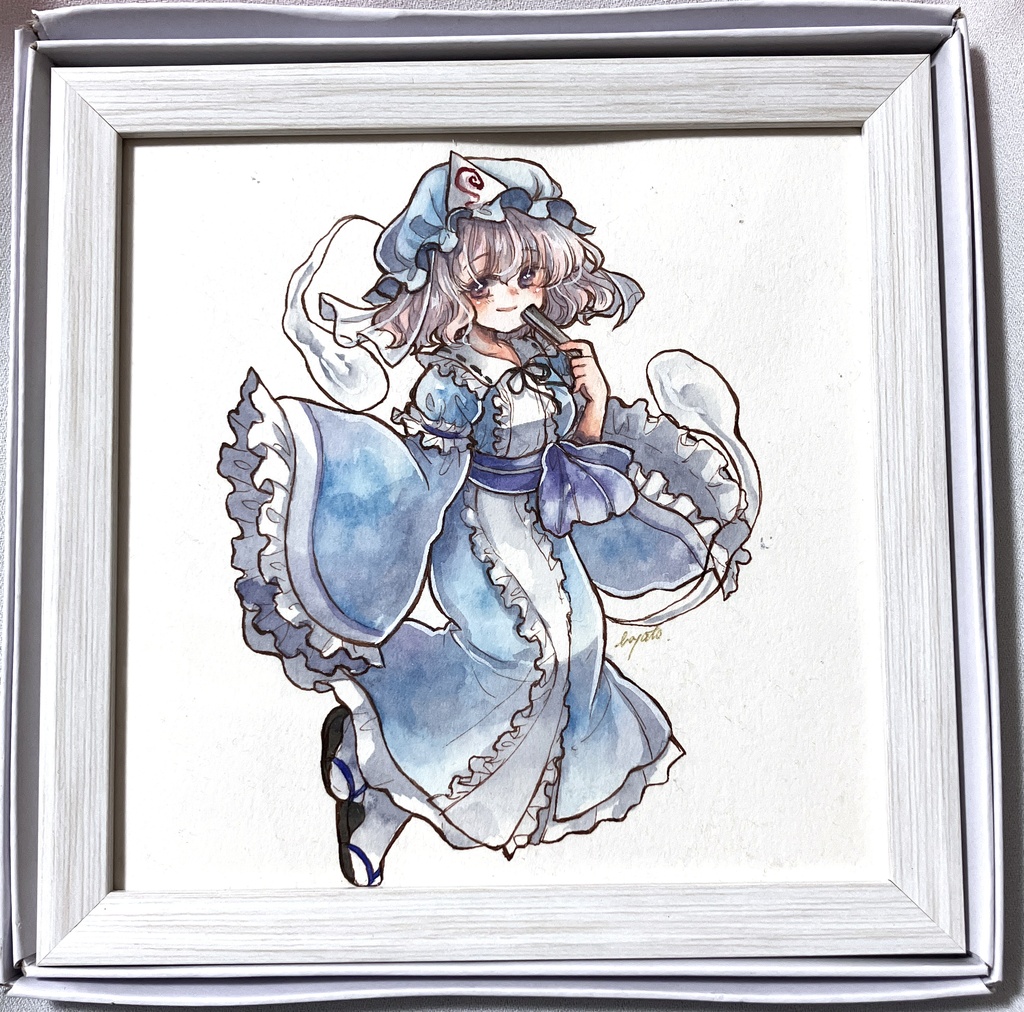 額装原画　西行寺幽々子