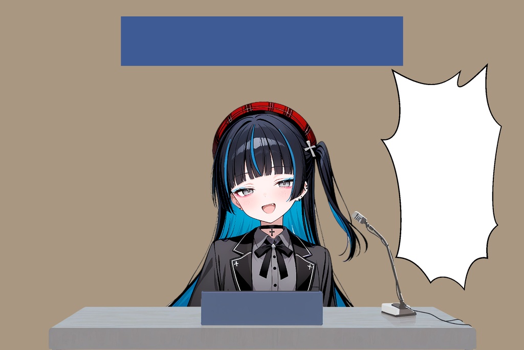 【超簡単!】政見放送!?選挙?-超インパクト大-【VライバーIRIAM素材サムネ】