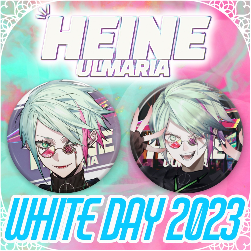 【終了】2023年ホワイトデー限定缶バッジ / ハイネ・ウルマリア※ボイスおまけ付き
