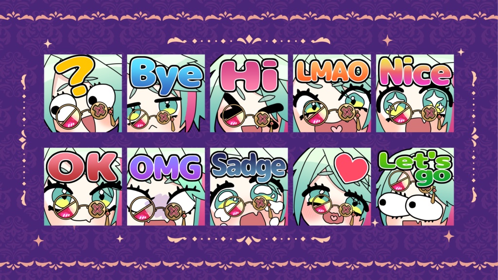 ハイネ・ウルマリア〖スタンプステッカー10種〗