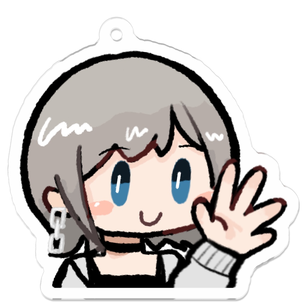 ちびレナ「ハロー」アクリルキーホルダー