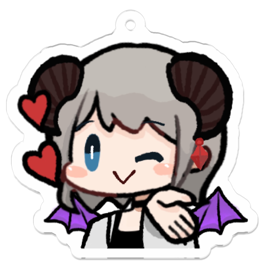 ちびレナ「ちゅっ」アクリルキーホルダー