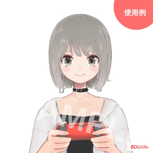 【Vtuber・配信者向け】手のイラスト素材_ゲームコントローラーを持つ手【商用利用OK】