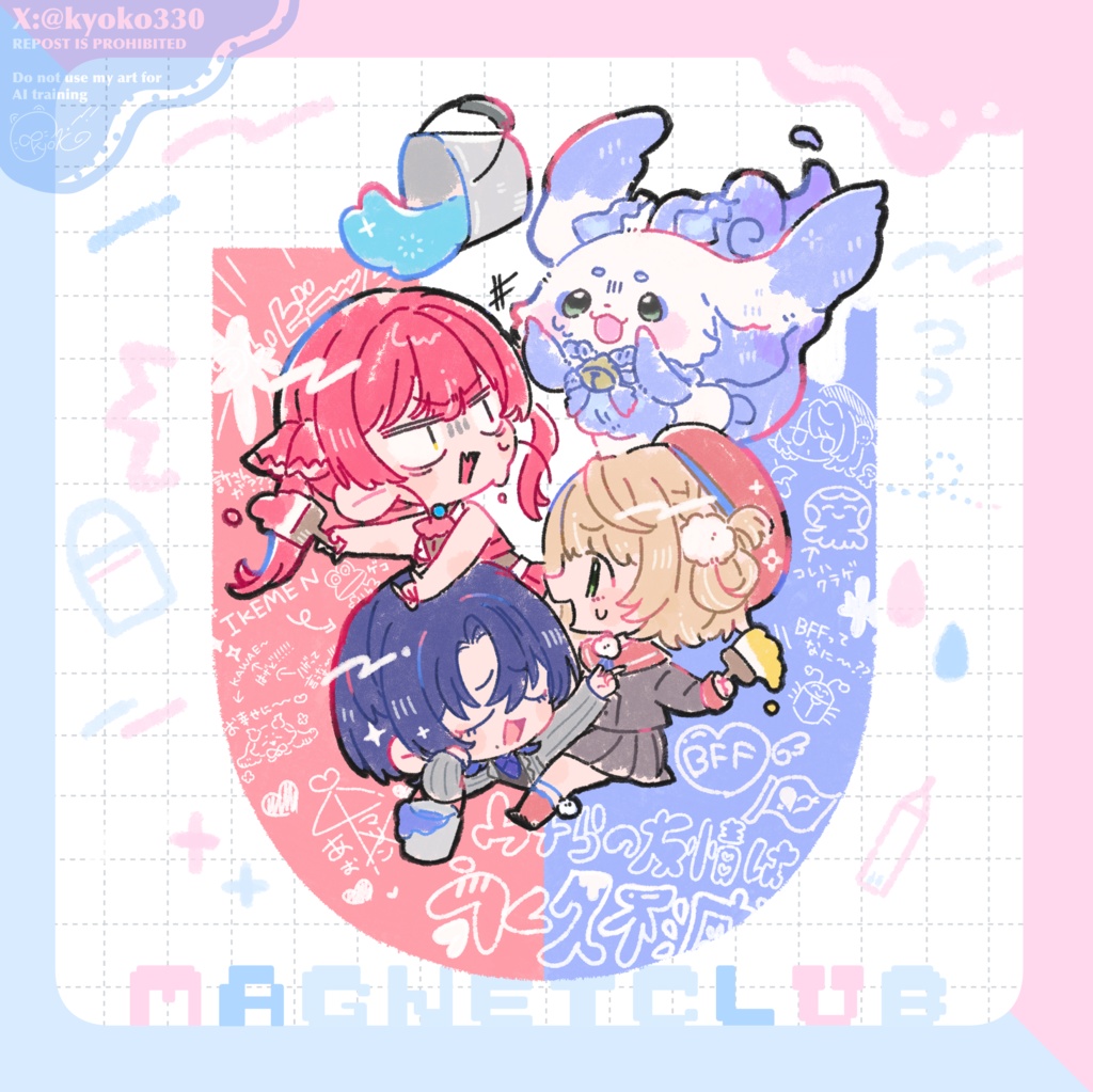 【C107新作】まぐねっと部アクキー