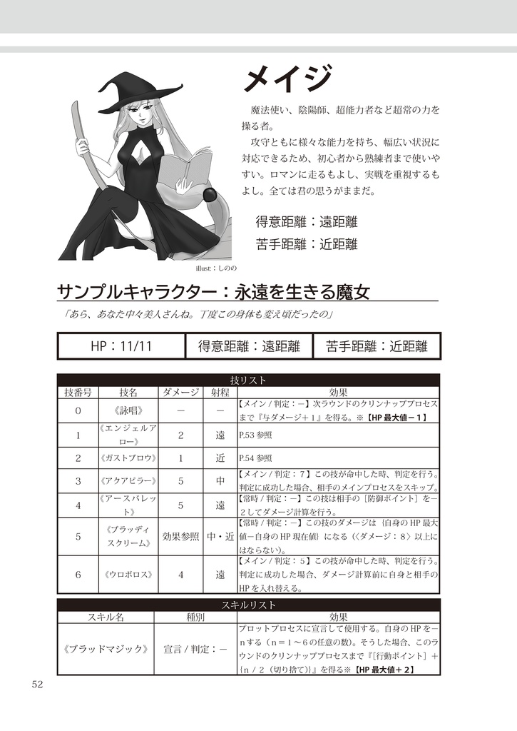 対戦格闘型TRPG 不惜身命エゴイデア