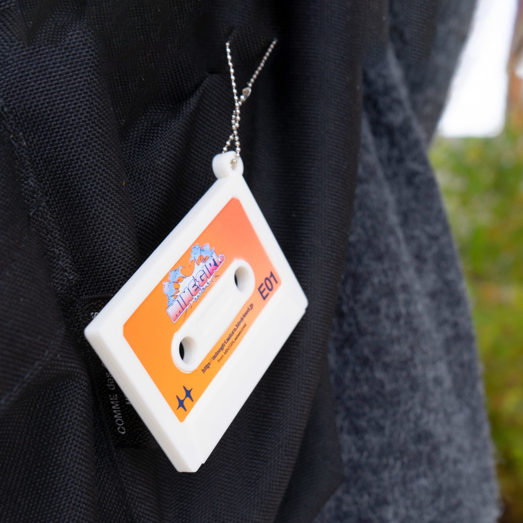 『一触爆発!?MINEGIRLーマインガールー』カセットストラップ 特別カラー(オレンジベース)