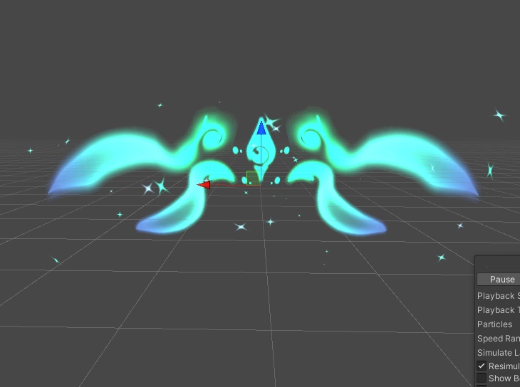 Fairy Wings with particles for Unity / VRChat