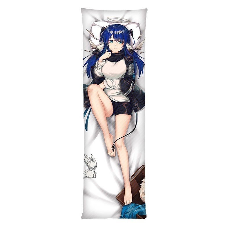 【スノーオレンジオリジナル】アークナイツ モスティマ 等身大抱き枕 二次元アニメグッズ 藍天使 ロングクッション