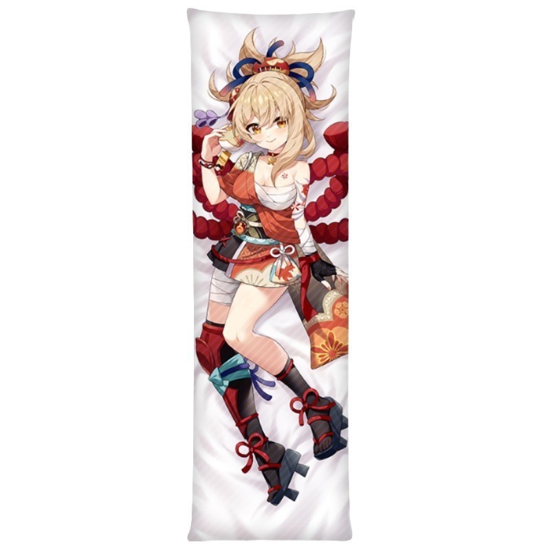 【スノーオレンジオリジナル】原神 - 宵宮 等身抱き枕カバー 二次元アニメグッズ ロングサイズ プレゼント用クッション