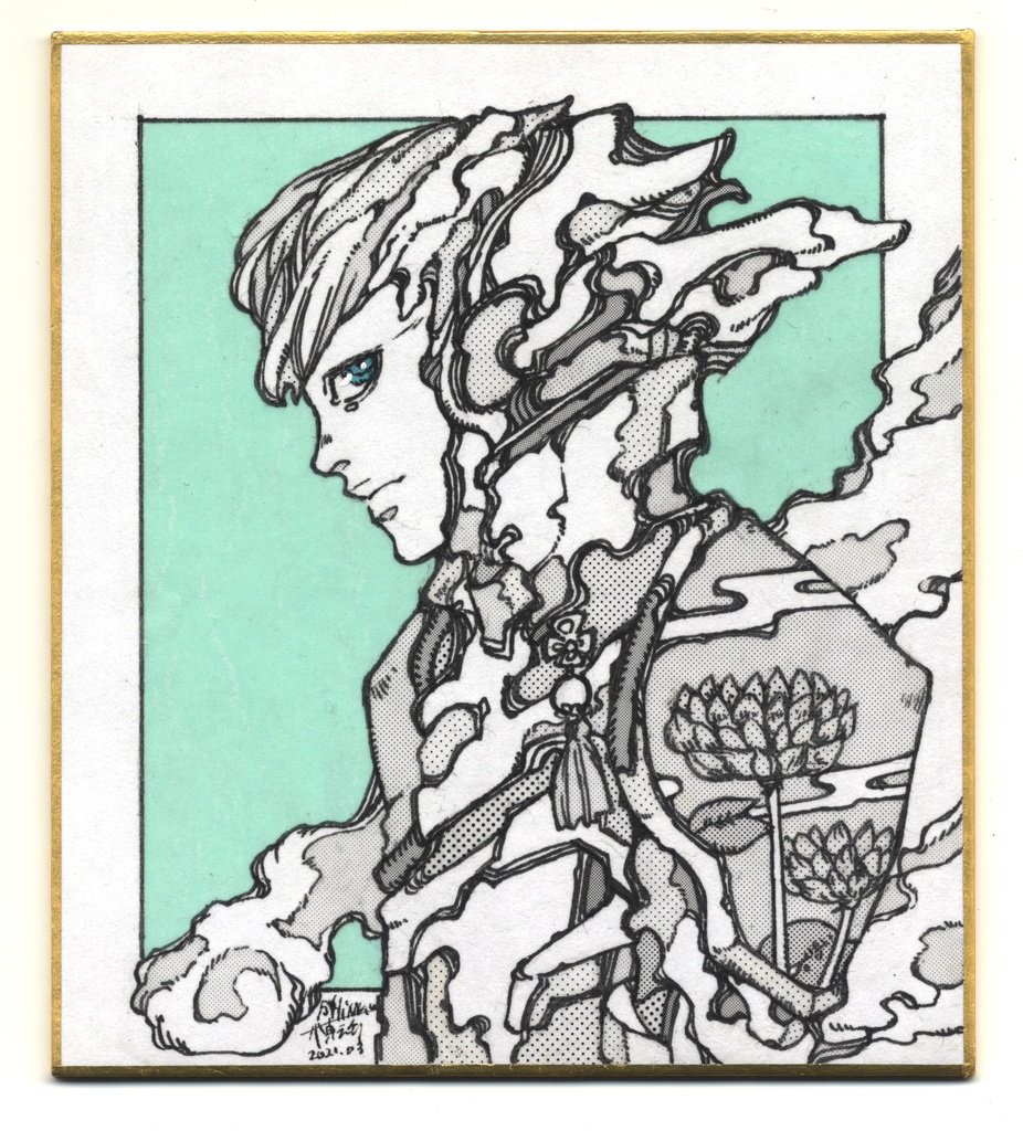 ミニ色紙（原画）