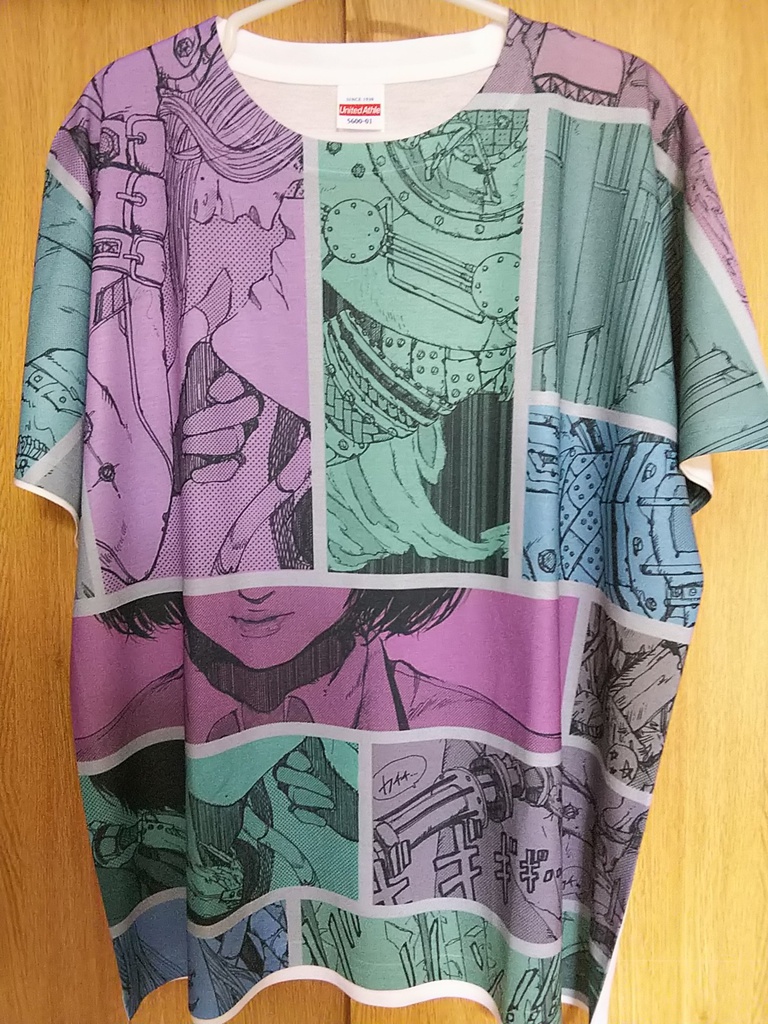 オーバープリントTシャツ「MANGA」