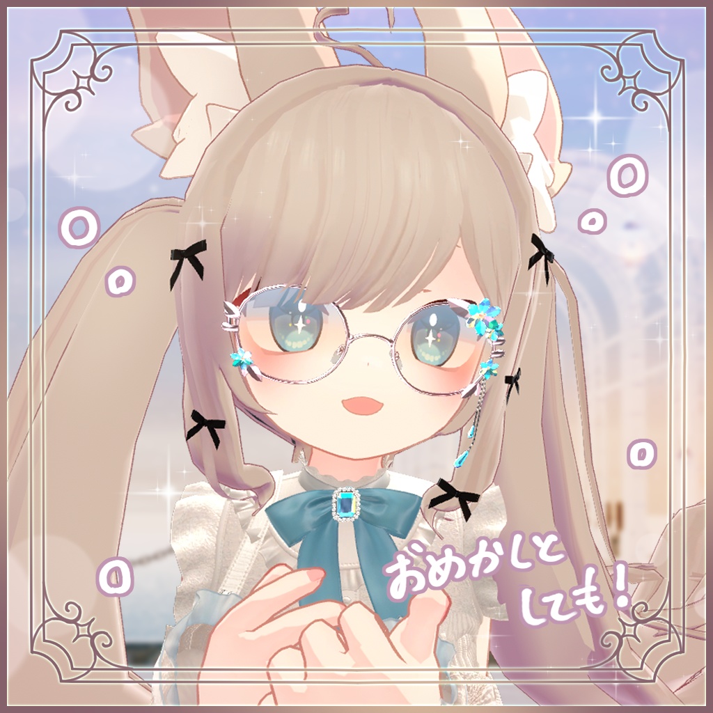 【Glasses】Fleuria Glasses【VRChat】