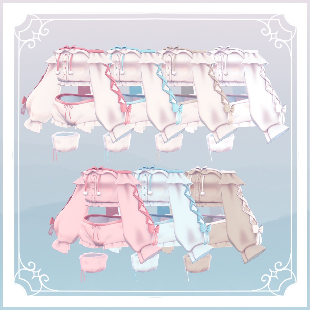 ゆめとろうさぎウェア🍄Usamiel Room wear🍄