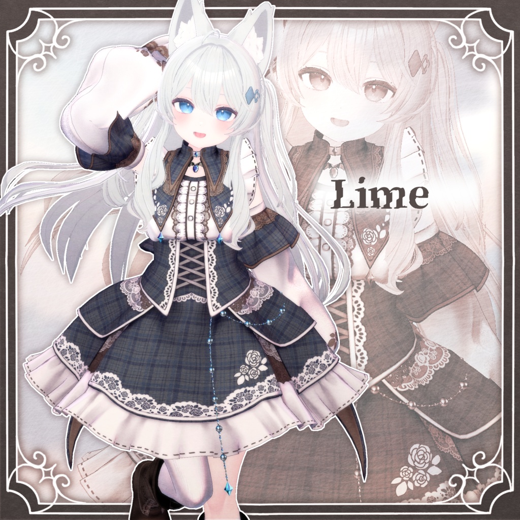 【衣装】Strivel Rose【12アバター対応】