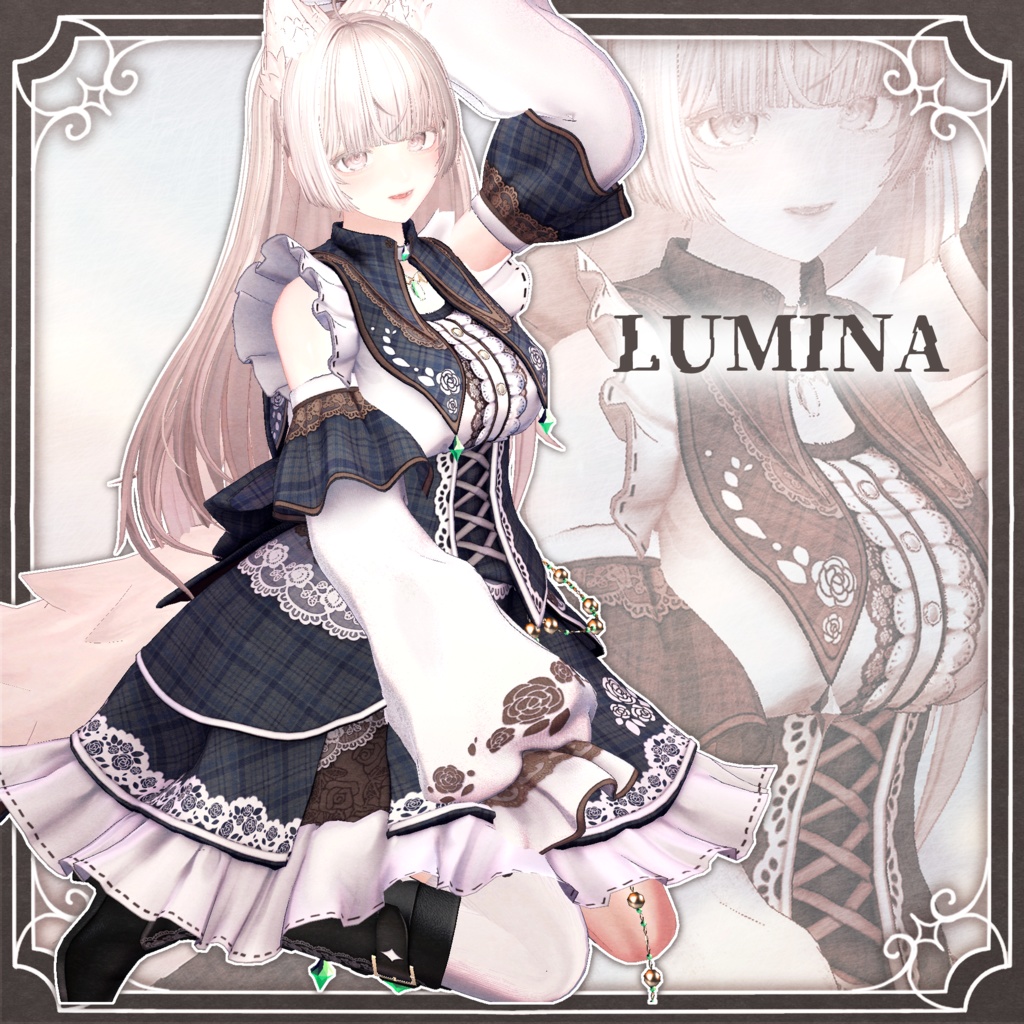 【衣装】Strivel Rose【12アバター対応】