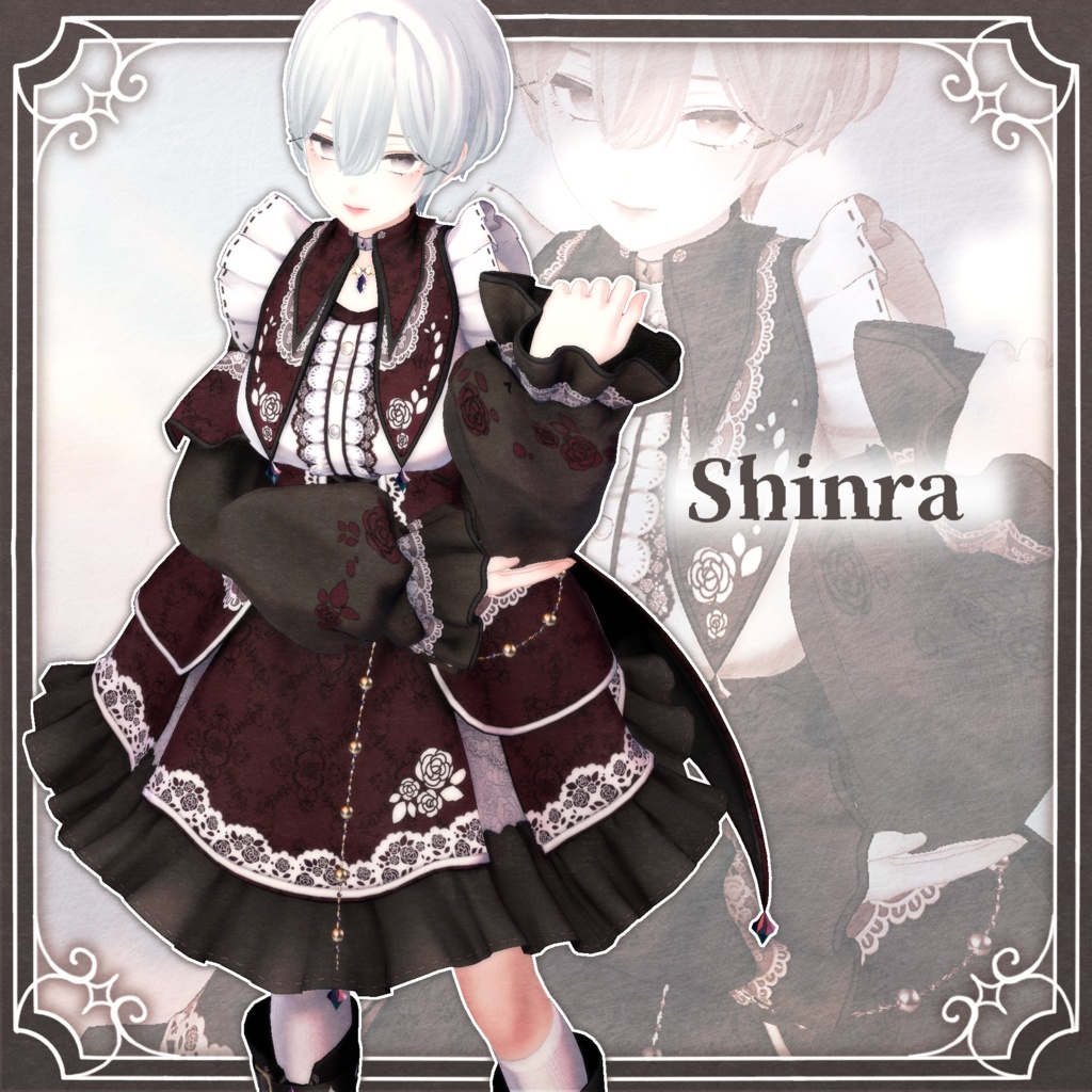 【衣装】Strivel Rose【12アバター対応】