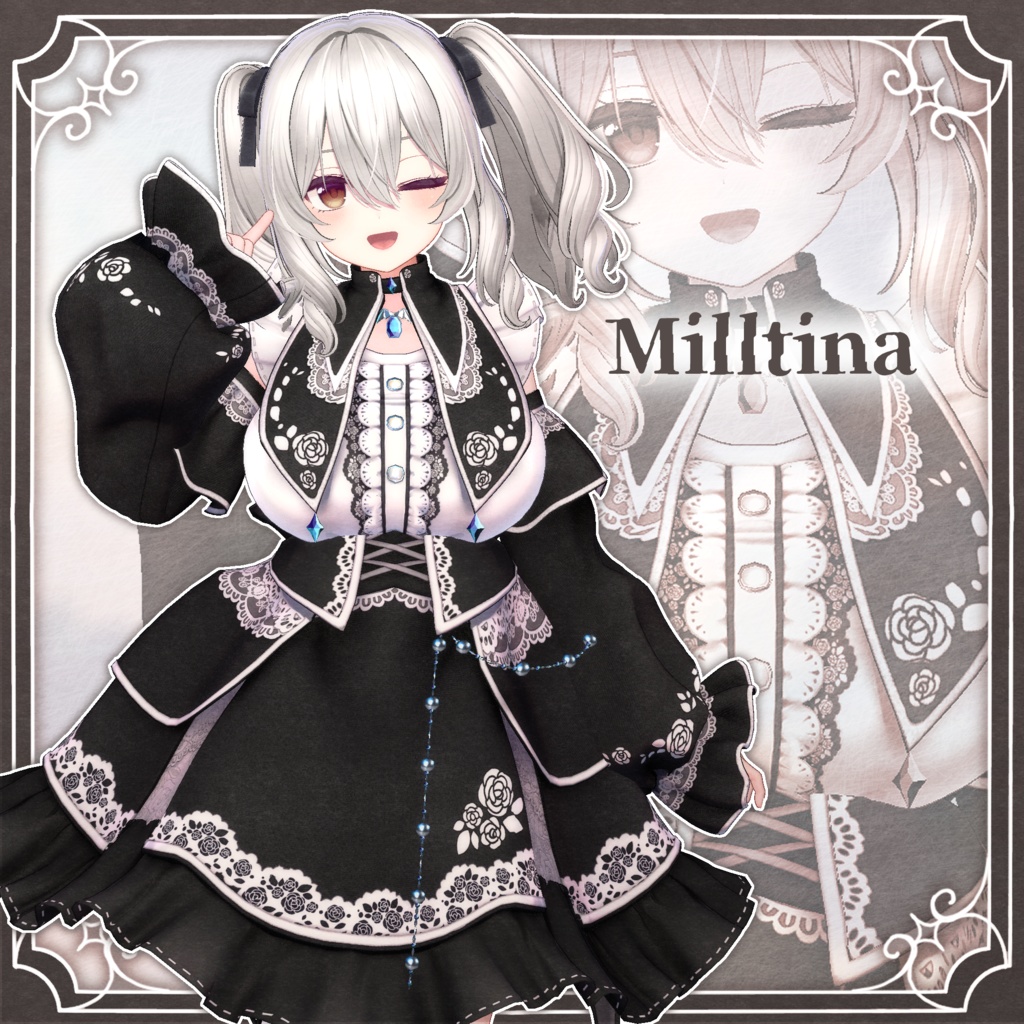 【衣装】Strivel Rose【12アバター対応】