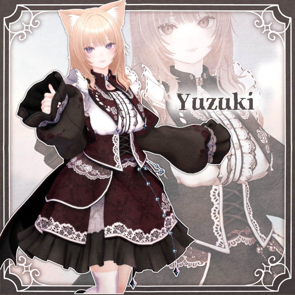 【衣装】Strivel Rose【12アバター対応】