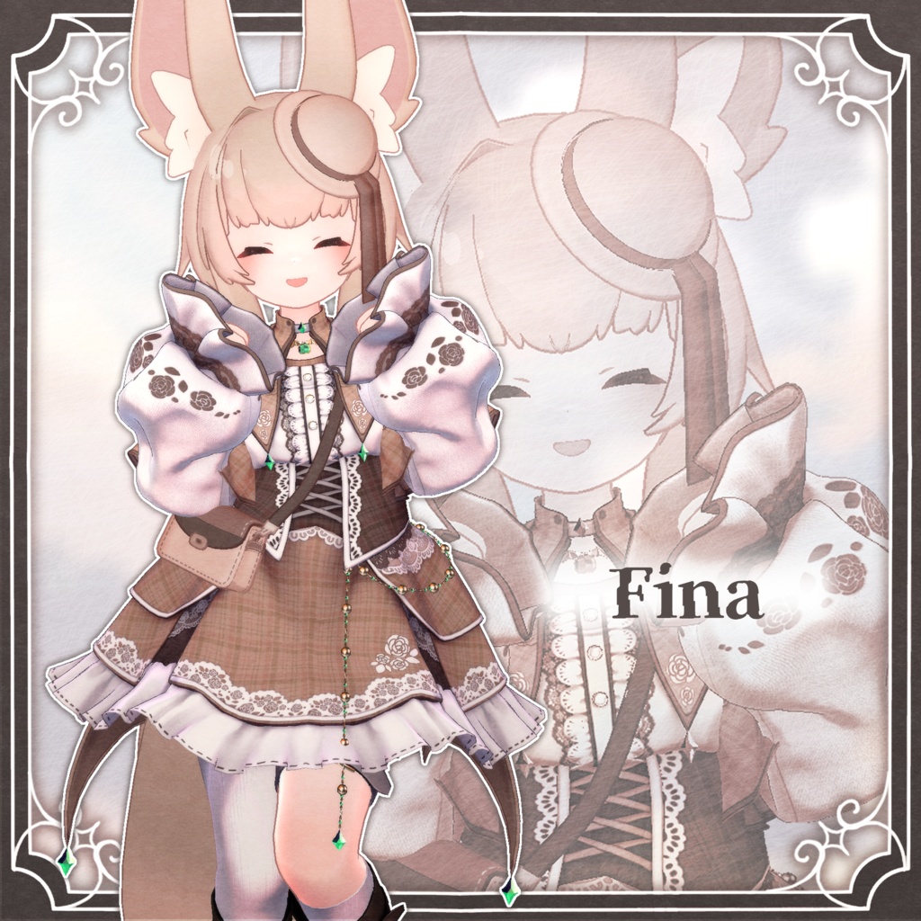 【衣装】Strivel Rose【12アバター対応】