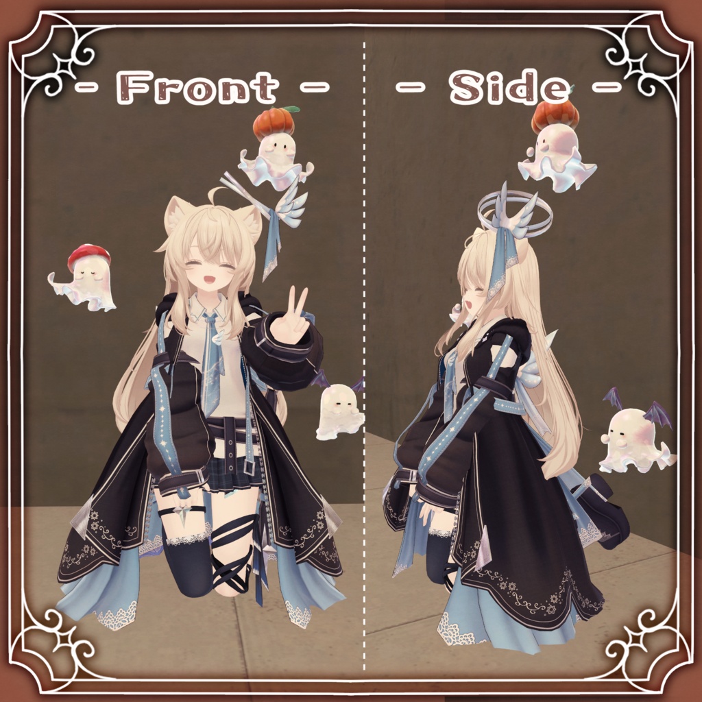 【Free】とりおばけ【装飾品】