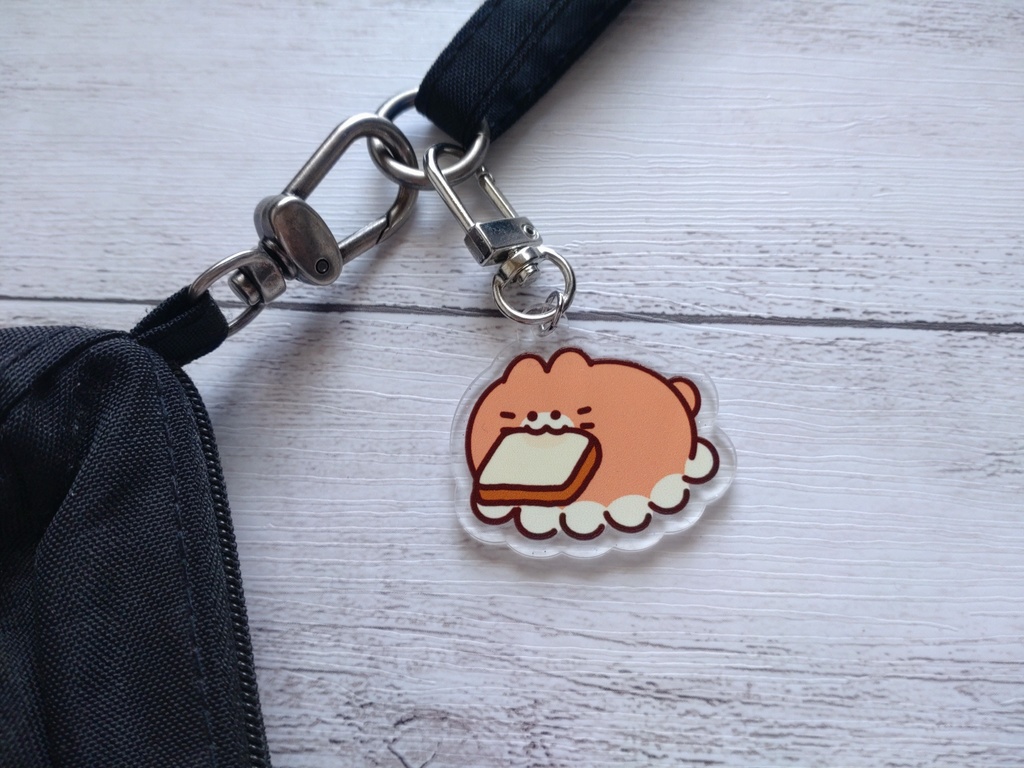 みかんねこ キラキラアクキー