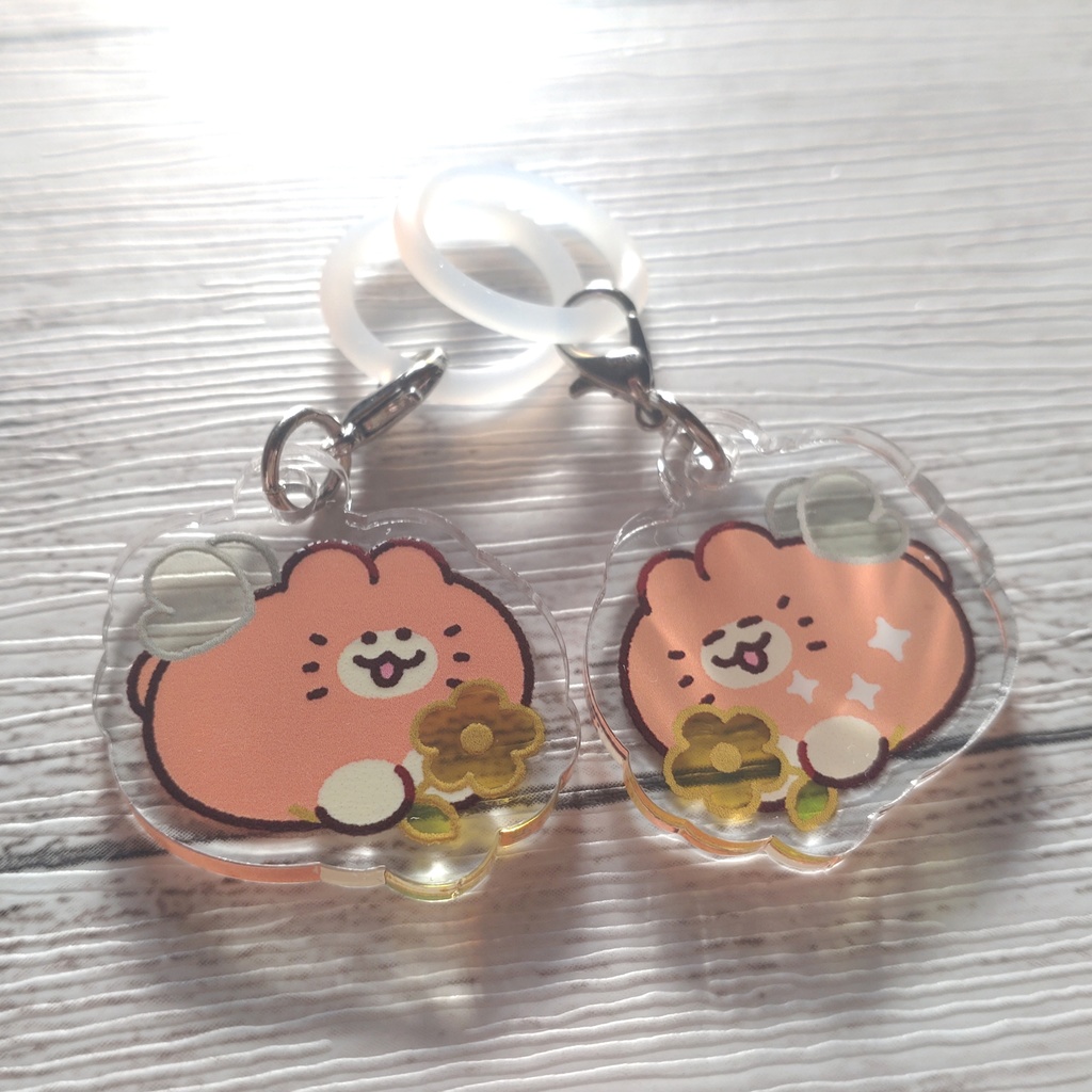 みかんねこ 両面めじるしチャーム