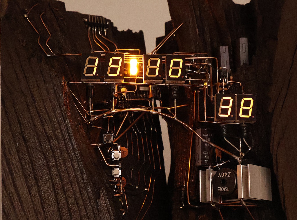 空中配線時計(神代鉱山)