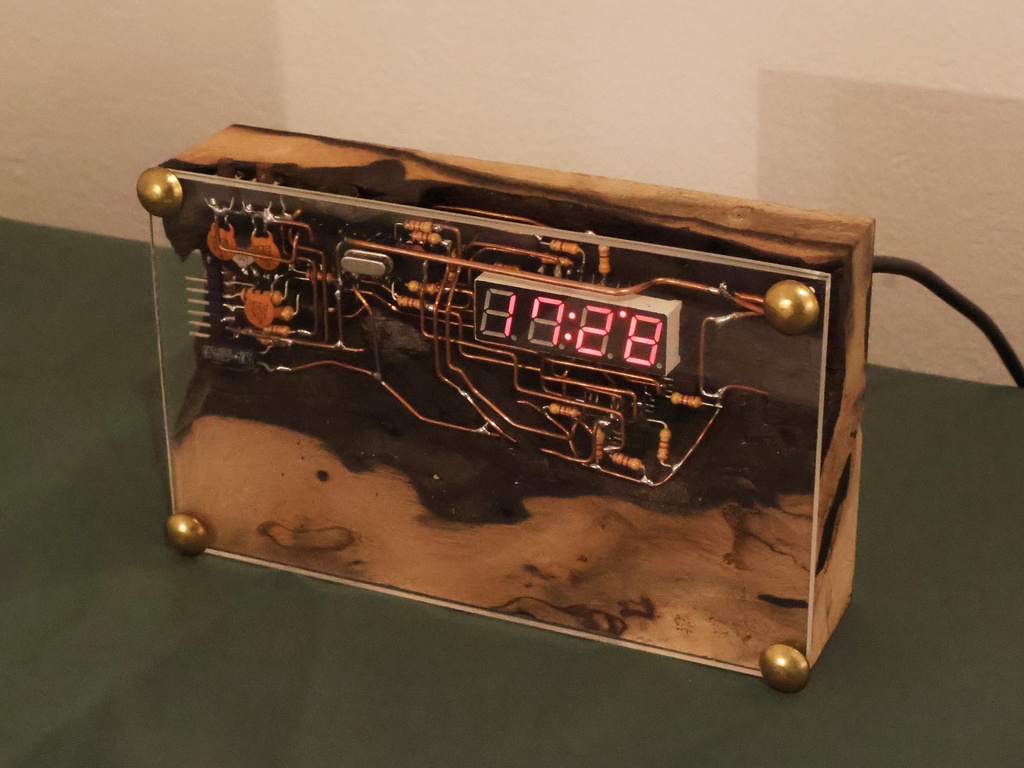 空中配線時計（火星）