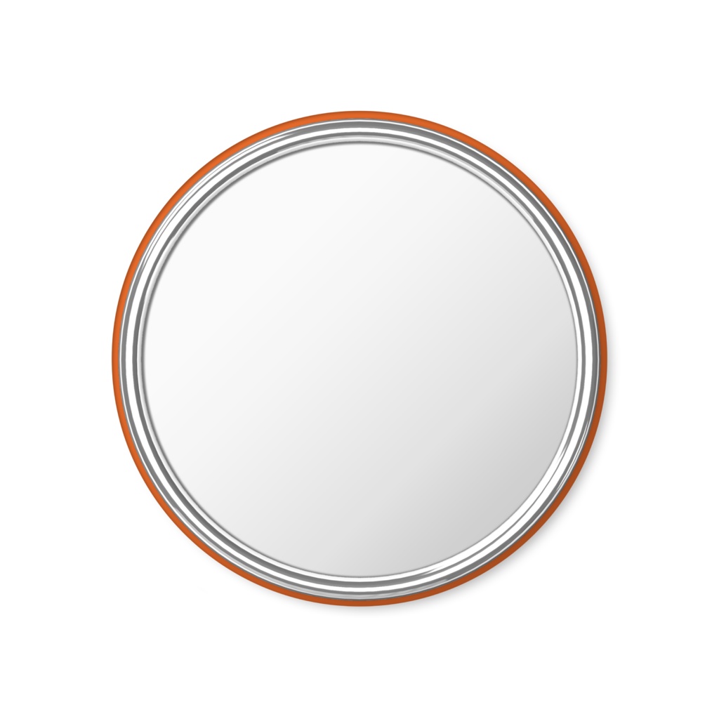 くまらびちゃんの缶ミラー