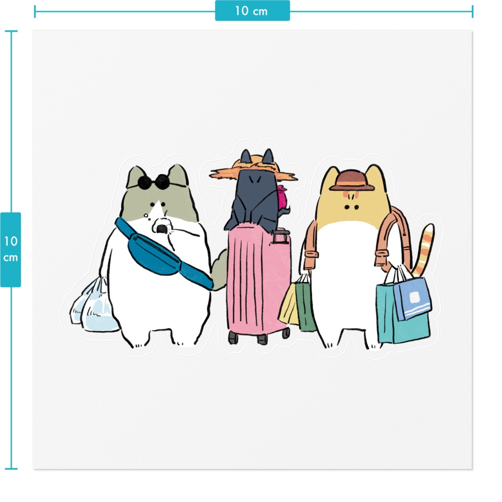 ハバナイスホリデーステッカー