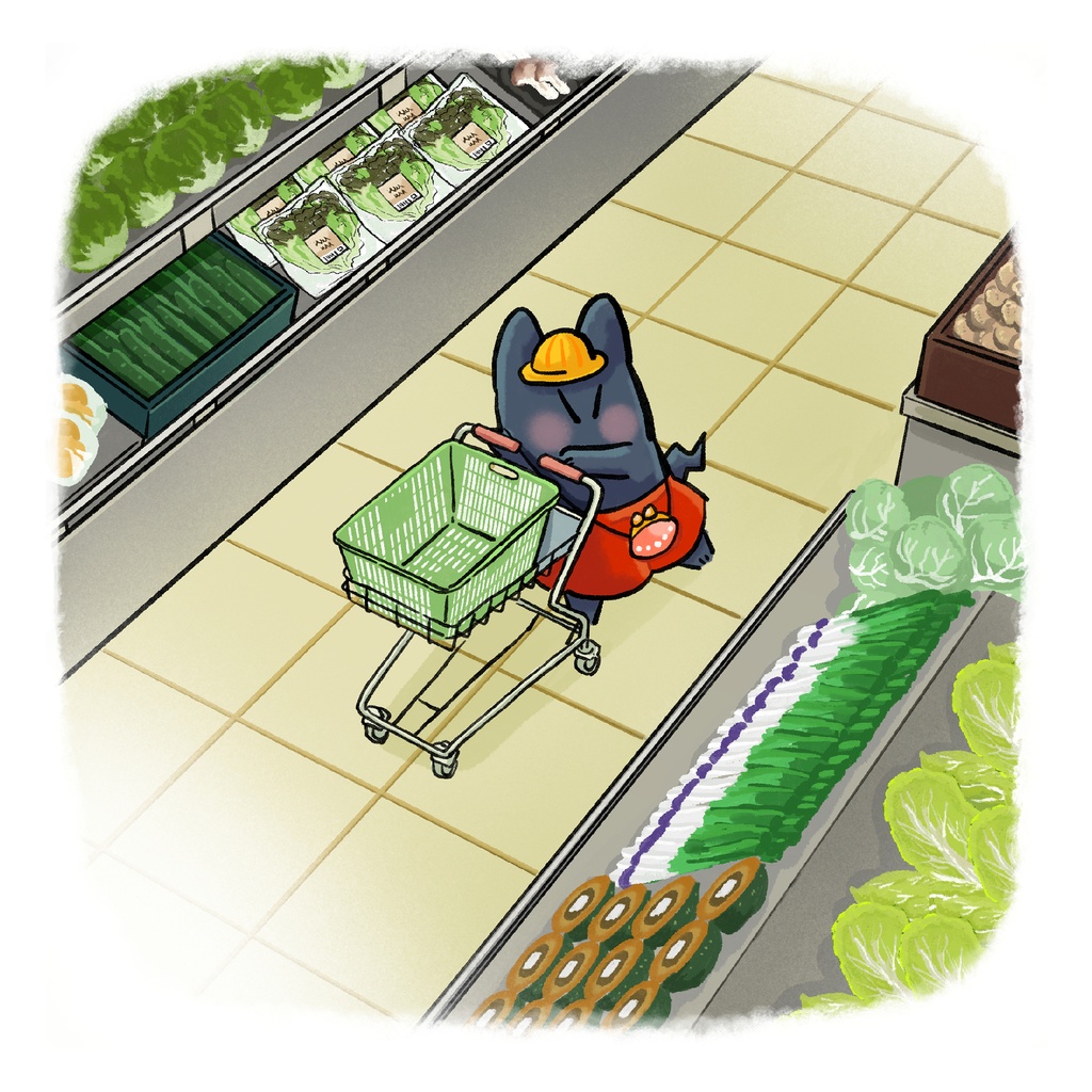 絵本「スイちゃんのおかいもの」