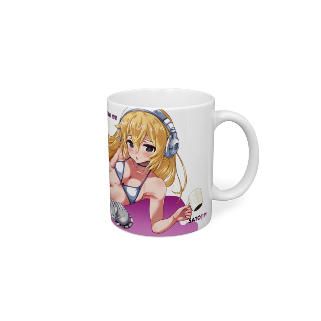 さとさん2周年記念マグカップ 水着Ver
