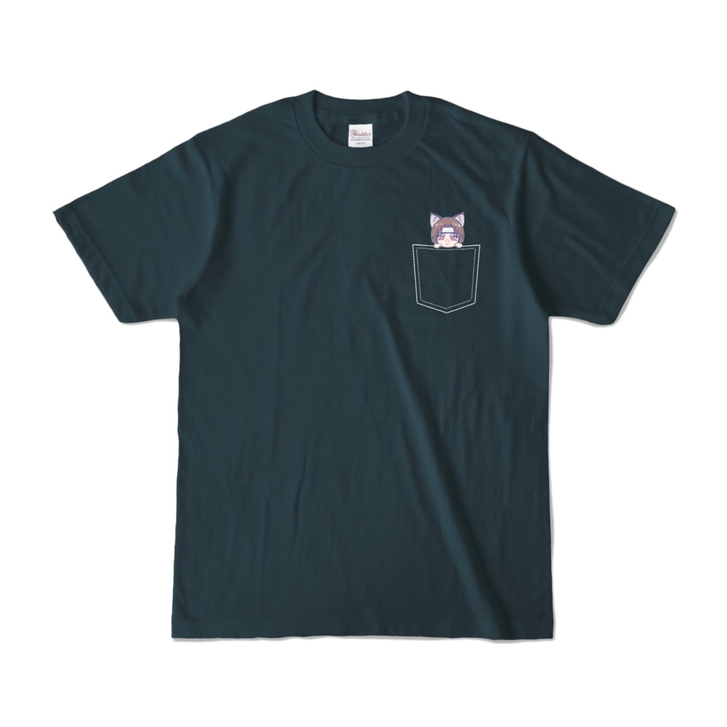 こねことお出かけTシャツ(濃色)