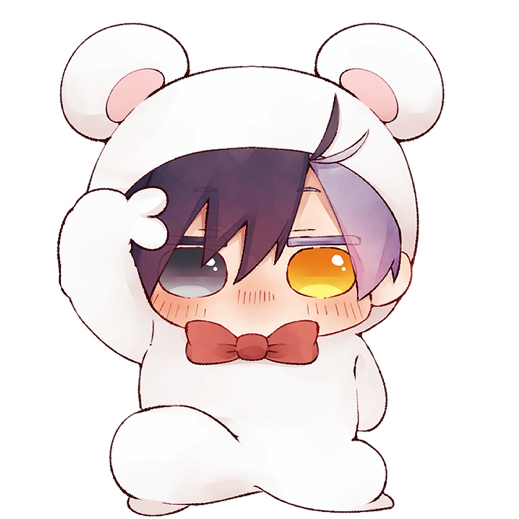 アクリルスタンド-しろくま桜くん