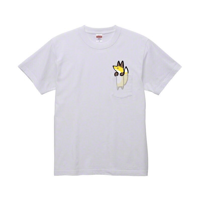 きつねと一緒Tシャツ
