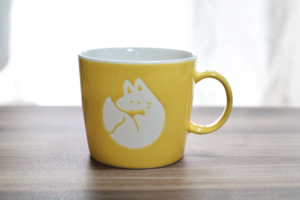 喫茶おきつねマグカップ