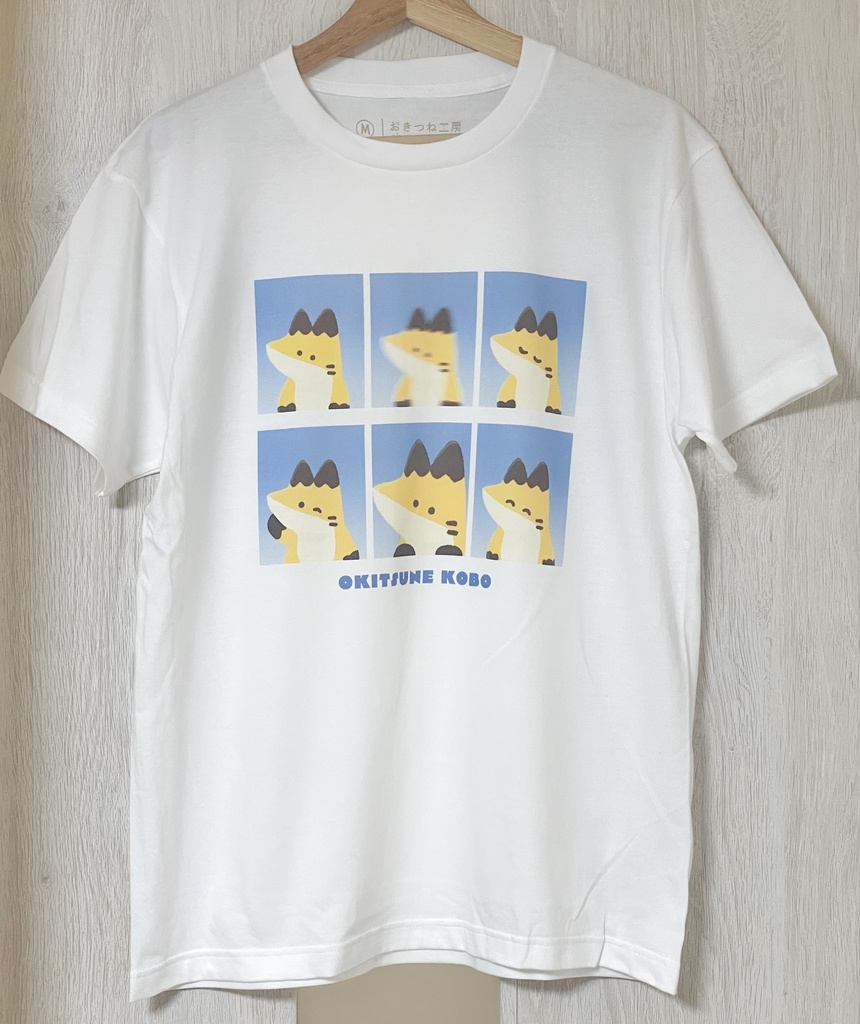 おきつね証明写真Tシャツ