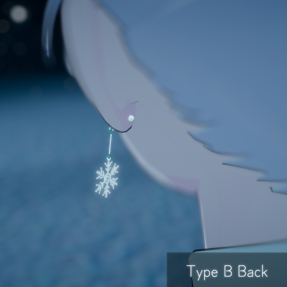 【全2種】snow earrings【PB設定済み】