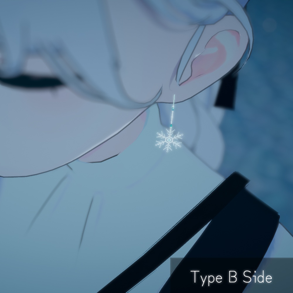 【全2種】snow earrings【PB設定済み】