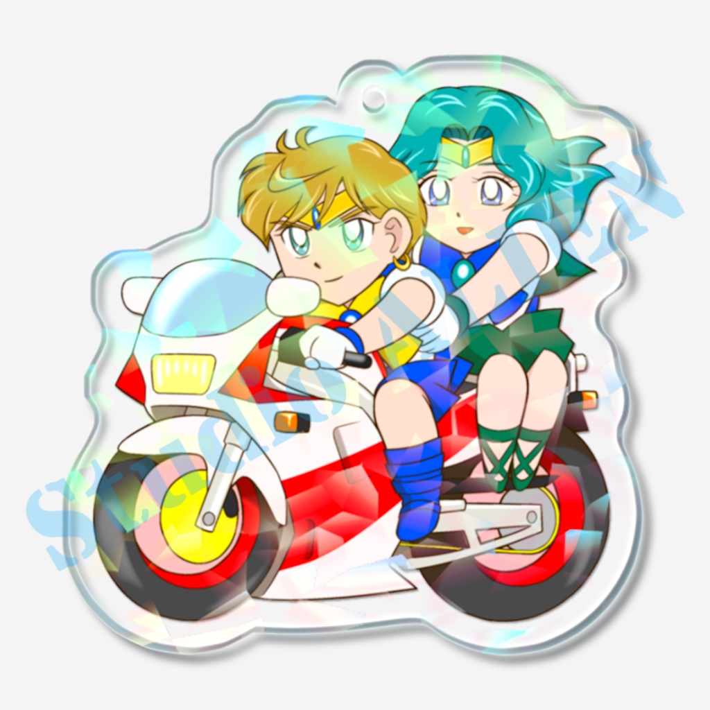 アクリルキーホルダー（ウラネプバイク）