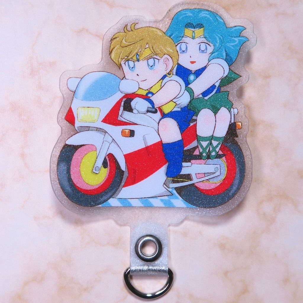 【クリックポスト配送】デフォルメウラネプはるみちバイクグッズ