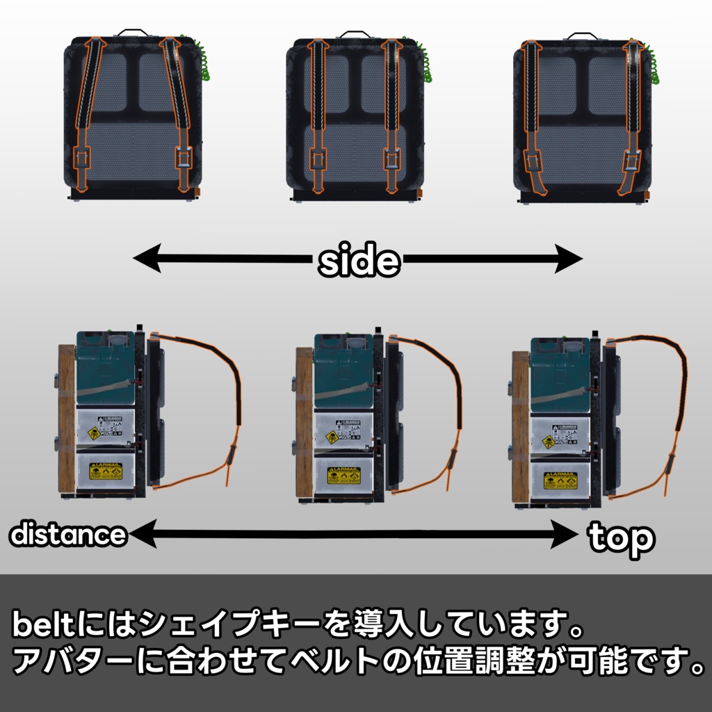 【VRChat想定】FrameSack