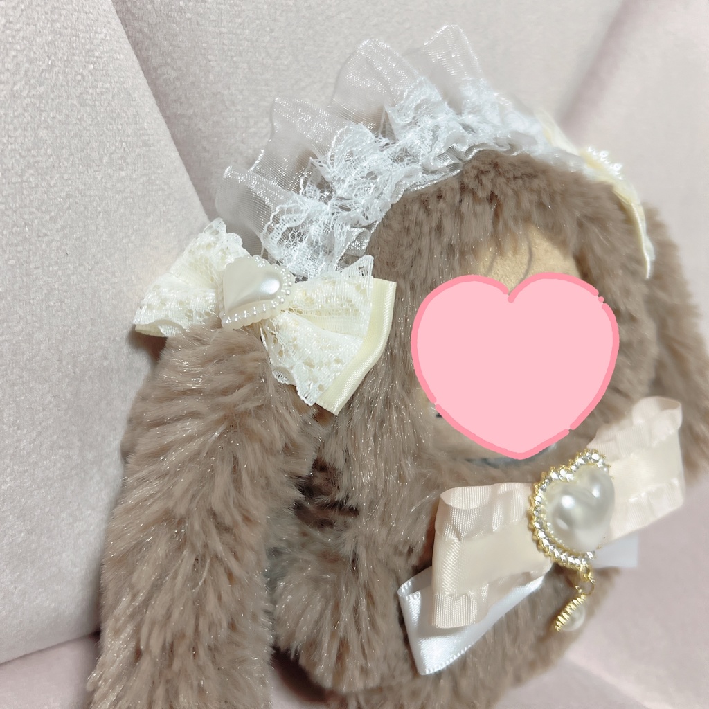 ぬい着ぐるみ✧︎うさ耳✧︎ブラウン✧︎にじぱぺっと