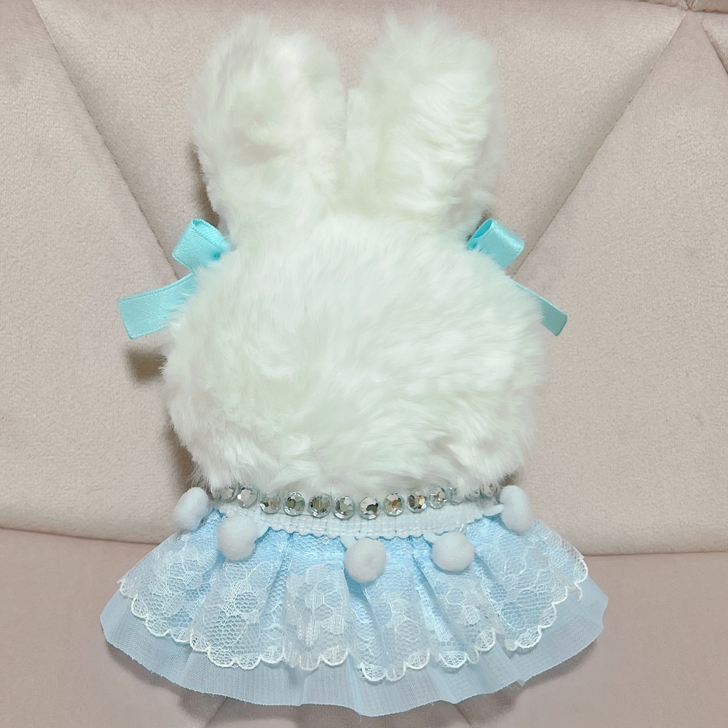 ぬい着ぐるみ⟡うさ耳⟡白×ピンク⟡白×ブルー⟡