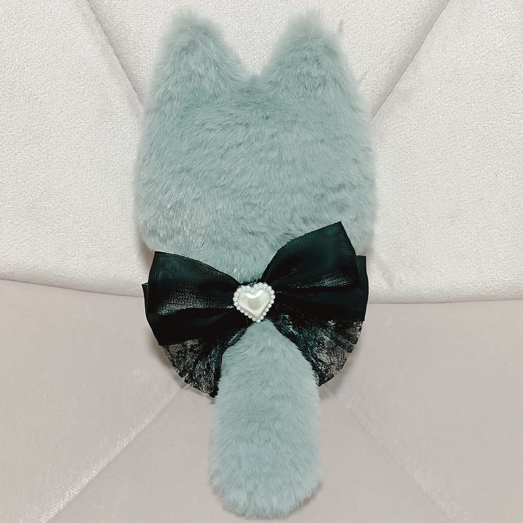 ぬい着ぐるみ⟡猫耳⟡グレー⟡モノクロ⟡