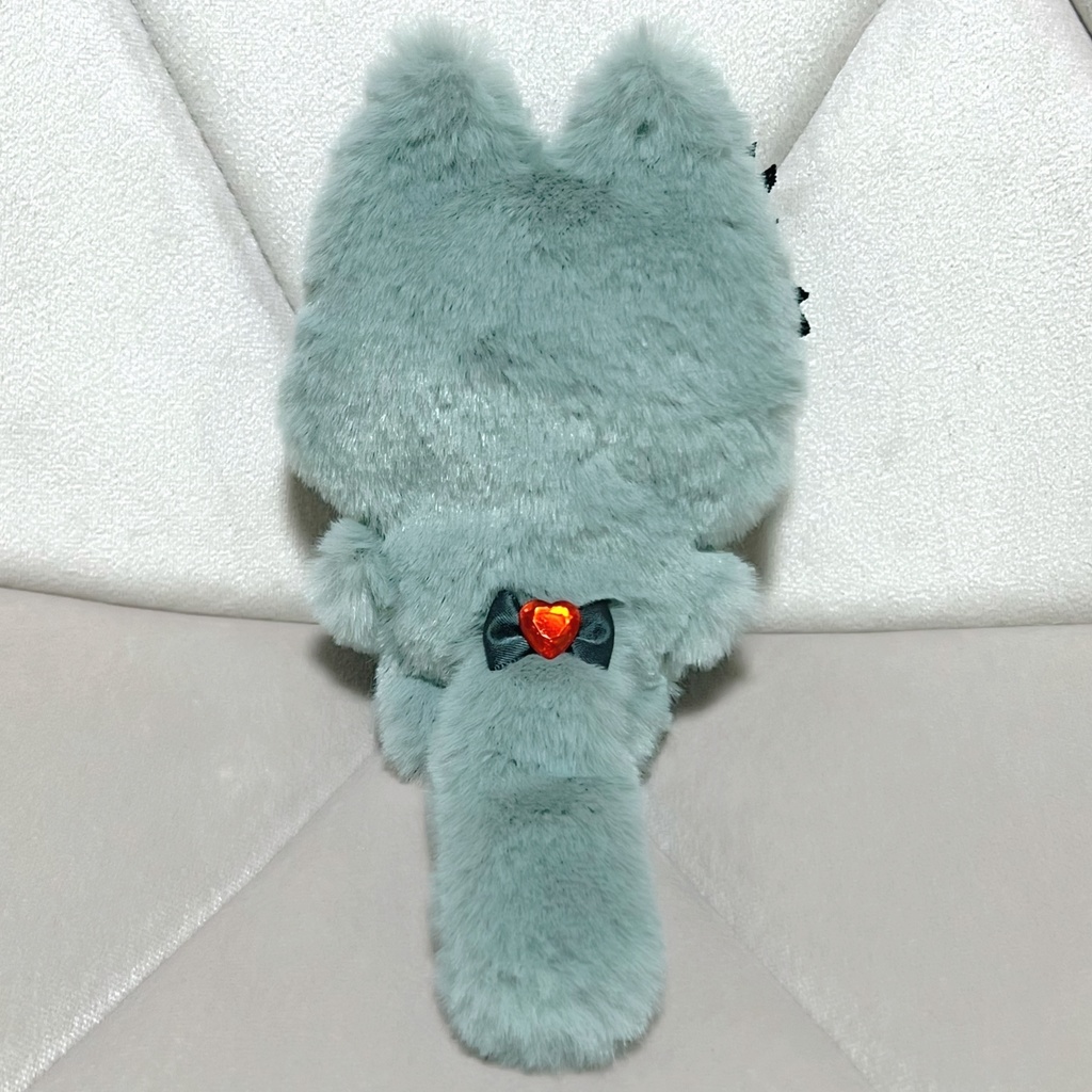 ぬい着ぐるみ⟡黒×赤⟡グレー猫⟡猫耳⟡