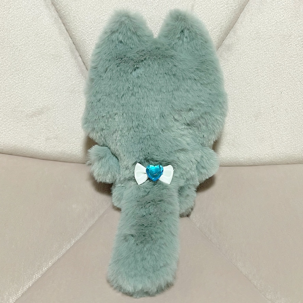 ぬい着ぐるみ⟡白×ブルー⟡グレー猫⟡猫耳⟡