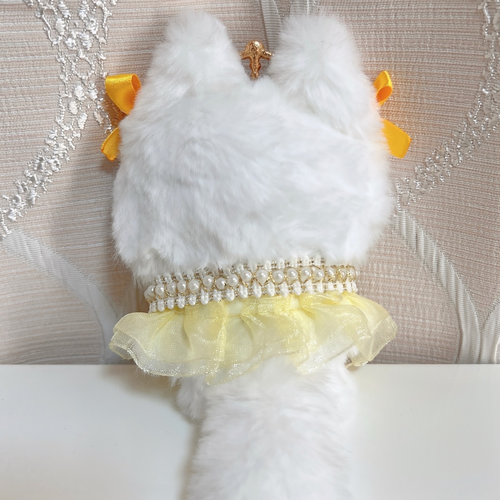 ぬい着ぐるみ⟡ねこ耳⟡ホワイト⟡イエロー⟡オレンジ⟡にじぱぺっと