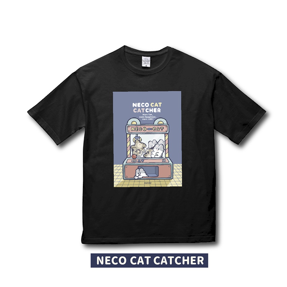 【NECO CAT】Tシャツ(ネコキャットキャッチャー)【ネコキャット】